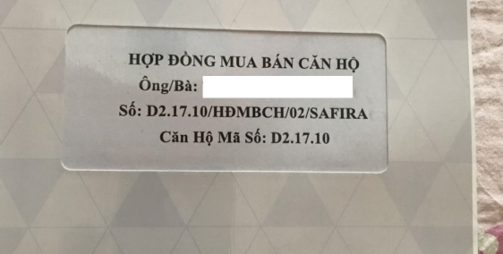 Bán căn hộ Safira 1+1PN (căn hiếm có hoa viên ngay tầng)