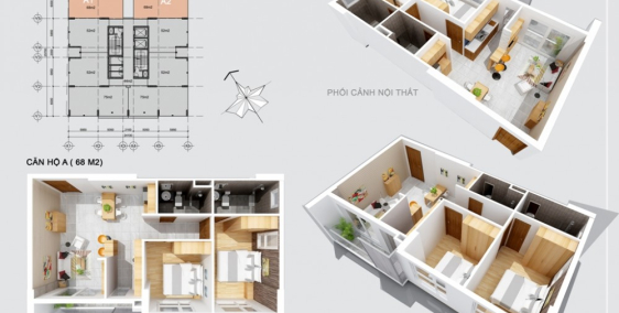 Căn hộ Lê Đức Thọ, Phường 15, 68m2-2.3 tỷ