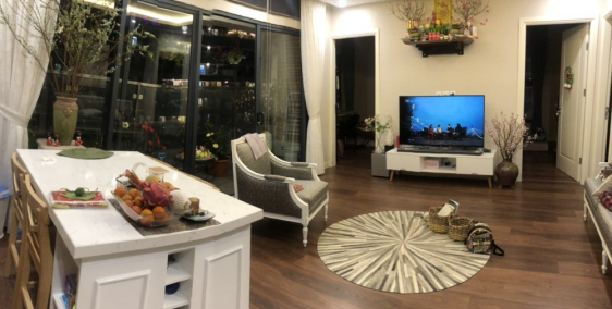 Bán chung cư Cienco 1 Hoàng Đạo Thúy (tòa Vietcombank) 77,6m2, 2 PN , đủ đồ