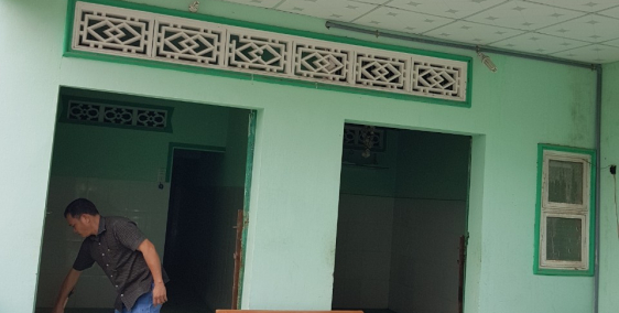 bán đất tặng nhà cấp 4 tại khu vực 5  thị trấn đức hòa, long an