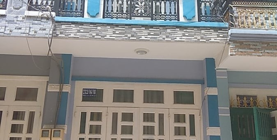 Nhà Q12 1 trệt 2 mê đúc, 4PN, 3WC, DTSD 76.5m2 đường Hiệp Thành 13