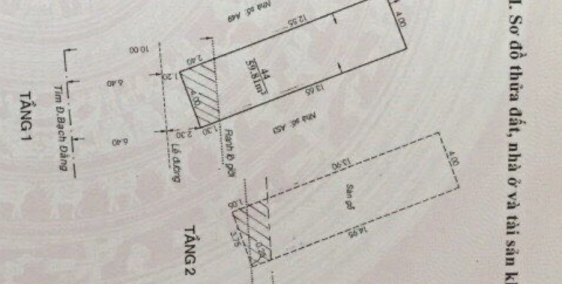 bán nhà riêng MT đường Bạch Đằng,P2,Tân Bình,giá 13 tỷ (TL)