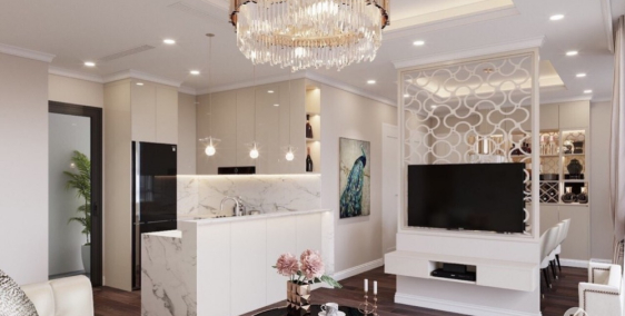 Cho thuê căn hộ 2PN, full đồ cao cấp tòa tầng 30 S1 Vinhomes Sky Lake Phạm Hùng