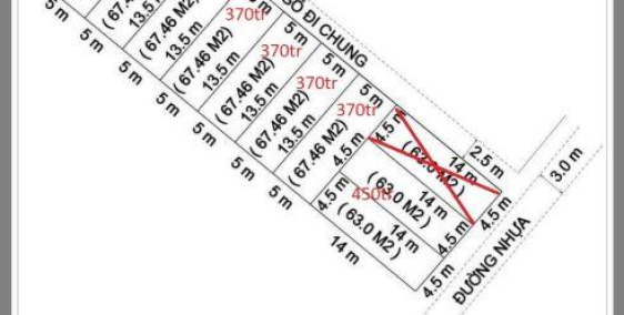 Bán đất phân lô thôn 5 Tràng Duệ, xã Lê Lợi.