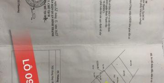 BÁN 3 NỀN ĐẤT SAU LƯNG MẶT TIỀN ĐƯỜNG NGUYỄN VĂN ĐẬU P11 BÌNH THẠNH. 5X12. XÂY DỰNG 7 TẦNG GIÁ 6T6 ◇◇ Diện Tích: 5x12 công nhận đủ ◇◇ Sau lưng 1 căn mặt tiền(20