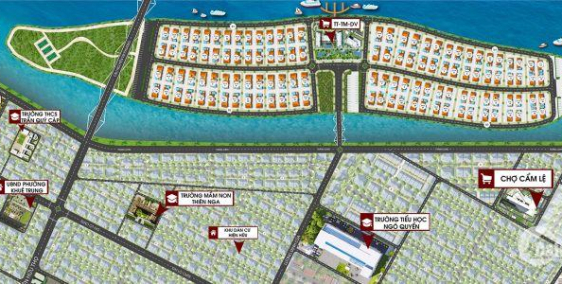 Nhận Đặt Chổ | Dana Diamond City | Siêu Biệt Thự Đảo Nổi