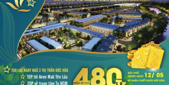 Chính thức mở bán khu đô thị Golden Star Riverside, giá 450 triệu/nền, SHR