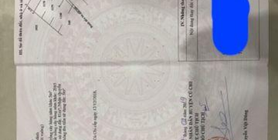 Bán Đất 1/TL9-1/ Vỏ Văn Bích,Bình Mỹ,Củ Chi,SHR,Gía 1ty370,thổ cư 81m2