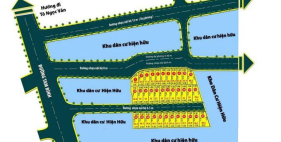 Cần bán lô đất nền đường Tam Bình, KP2, p. Tam Phú, DT 52m2 giá 2,65 tỷ shr
