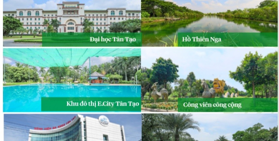 Mở bán các nền đầu tiên đẹp nhất E.city Tân Đức, Tặng vàng ngày mở bán