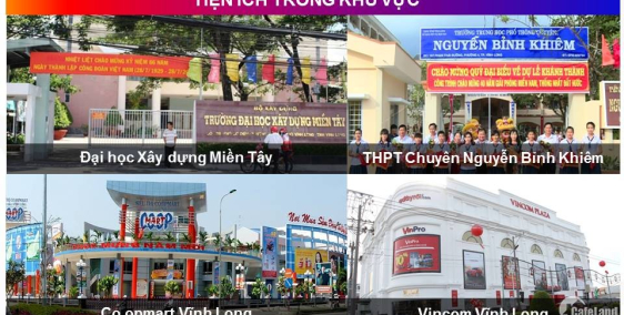 Đất nền biệt thự nhà phố P.5 Vĩnh Long New Town giá gốc chỉ 12tr/m2. Sổ đỏ ngay.