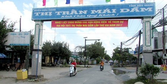 Bán 5 nền khu trung tâm thương mại Mái Dầm, Châu Thành, Hậu Giang - 800tr/nền.