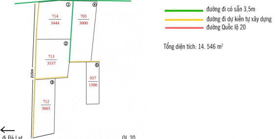 Chính chủ bán 14546 m2 đất trung tâm xã Tam Bố