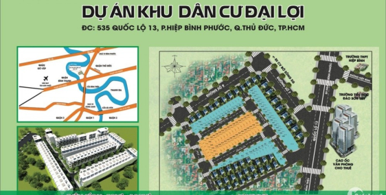 Đất MT QL 13 - Dự án Đại Lợi - Đầu tư là lời !!