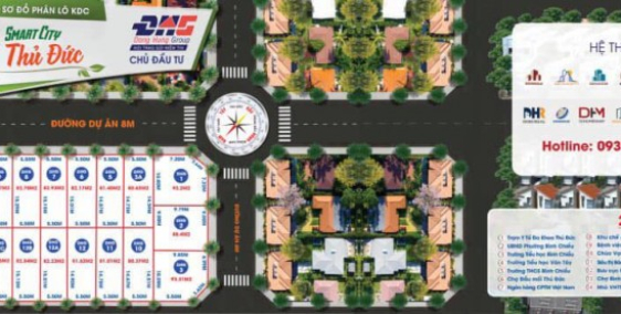 Bán lô đất dự án Smart City đường Ngô Chí Quốc, SHR, XDTD