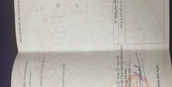 Cấn tiền bán gấp 200m2 đất Tái định cư Bắc Phú Cát, xã Thạch Hòa, Thạch Thất