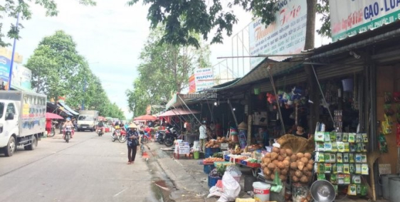 Cần bán nền đất thổ cư 120 m2 gần Trạm Thu Phí Bình Dương, 1.23 tỷ , Sổ riêng