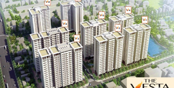 Cho thuê mặt bằng kinh doanh kiot tại The Vesta, Phú Lãm, Hà Đông