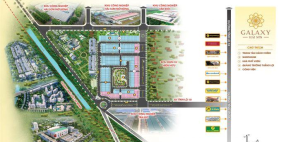 Galaxy Hải Sơn,dự án tốt cho nhà đầu tư,799tr/nền,SHR đầy đủ,Đức Hòa-Long An