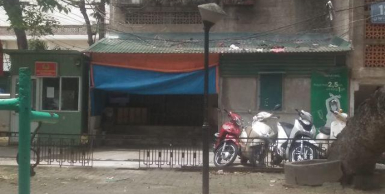 Căn hộ tập thể tầng 1, 50m2 sổ đỏ