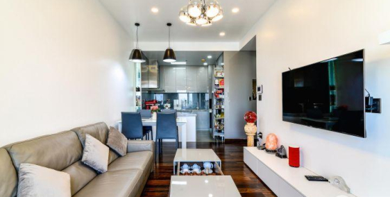 Nhượng lại CH số 12 tầng cao Garden Gate, 84m2-3pn, full nội thất y hình, view Quận 1, giá chỉ 5.3 tỷ