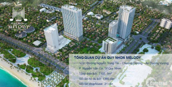Hưng Thịnh chính thức nhận giữ chỗ căn hộ Melody mặt tiền biển Quy Nhơn. LH 0935436677