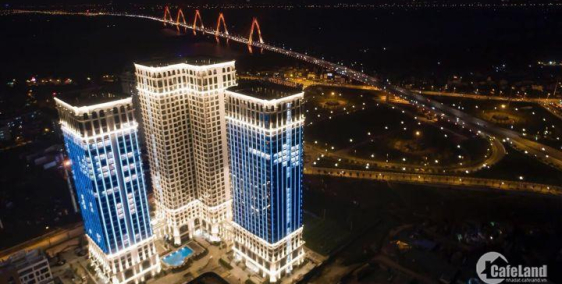 căn 3PN ban công Đông, full nội thất cao cấp, sắp nhận nhà, view sông Hồng - cầu Nhật Tân, 3.5 tỷ