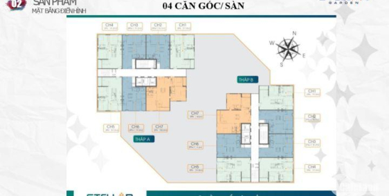 Nhà cao cửa rộng hành lang lớn : Chung cư Stellar garden 35 Lê Văn Thiêm - tặng ngay 250 triệu ,trúng ô tô mazda 3