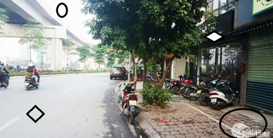 Cho thuê mặt bằng Hoàng Cầu 60m2 môn hình đẹp làm nhà hàng