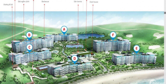 căn hộ biển 5 sao sea links rạng đông, sổ hồng sở hữu vĩnh viễn,LN 18tr/th