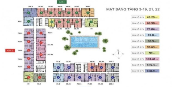 Bán căn hộ Golden Mansion, căn góc tháp GM1 view đường Phổ Quang, quận 1 cực rẻ