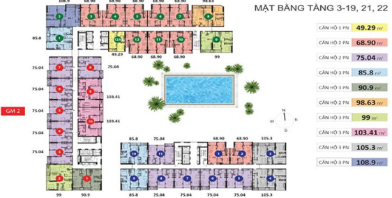 bán căn hộ Golden mansion Phú Nhuận 99m2, 3PN bán full nội thất 4.8 tỷ căn góc