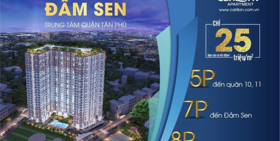 cho thuê, mua bán căn hộ quận tân phú( carillon 7)