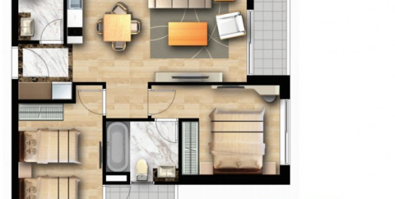 Bán căn hộ Hòa Bình Green Đà Nẵng, sổ lâu dài,  full nội thất