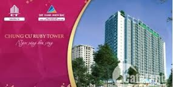 Giá rẻ bất ngờ chỉ 11 triệu/m, căn hộ Ruby Tower 80m2, 3 ngủ, view cực đẹp