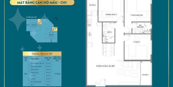 CHÍNH CHỦ cần bán CẮT LỖ 100 triệu căn góc 3PN, 111,8m tại Stellar Garden.