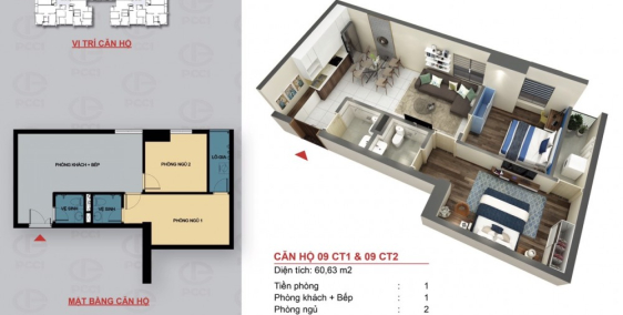 [HÓT HÓT]  RA HÀNG CUỐI CÙNG TẦNG 9 VÀ 25 CHUNG CƯ PCC1 44 THANH XUÂN TRIỀU KHÚC