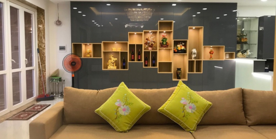 Nhà Biệt Thự đẳng cấp, 4.5 mê đường Thăng Long .Hoà Cường - HChâu  full nội thất