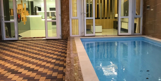 Cần bán căn biệt thự,đẳng cấp 4,5 tầng mê lệch,mặt tiền đường Thăng Long, Hải Ch