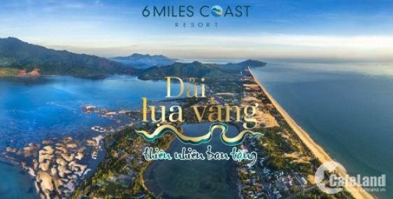 Biệt Thự Biển 6 Miles Coast Resort mở bán đợt 1 giá CDT, lợi nhuận 10%/năm