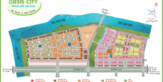 Bán nhà phố giá rẻ ngay trung tâm Bến Cát.