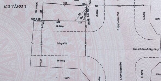 Bán nhà Góc 2MTKD  Nguyễn Ngọc Nhựt  Q,Tân Phú  DT  4,75x11   1 lửng  2 lầu  st