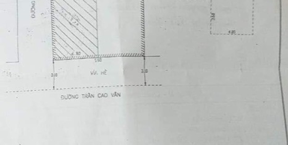 chính chủ bán nhà cấp 4 MT đường Trần Cao Vân gần UBND phường Xuân Hà