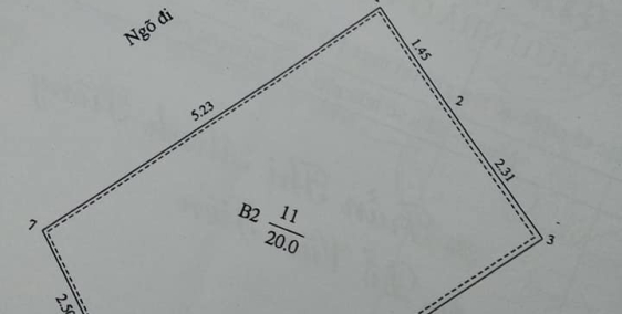 Chỉ với 2 tỷ có ngay nhà ngõ 61 Tây sơn,Dt 20m.