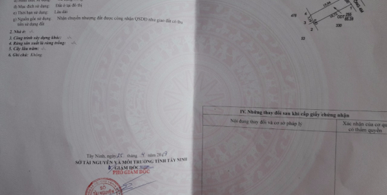 Nhà Tp Tây Ninh 65.28m2 Chỉ với 760 Triệu