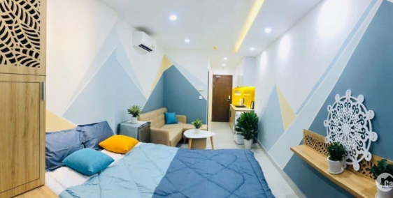 Em cho thuê Officetel Millennium 40m2 full nội thất 14tr/tháng.LH 0907761822