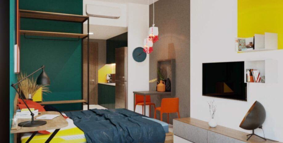 CHCC Richstar 65m2,2PN+2Wc tiện ích cao cấp cho thuê giá 9.5tr - 0942096267