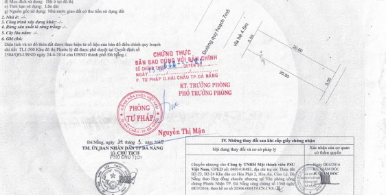 Gấp, gấp, gấp, tìm gấp chủ của lô đất Lê Đình Kỵ