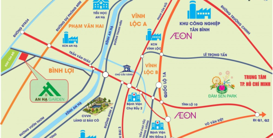 Thanh lý đất nền dự án, 560tr/nền, Sổ Hồng Riêng, Trần Văn Giàu huyện Bình Chánh