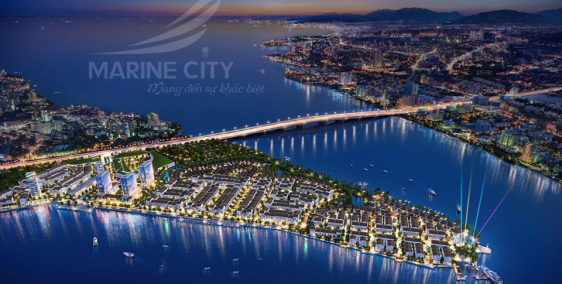 Mở bán KĐT Phố biển Marine City 3 mặt giáp sông, sổ đỏ toàn khu, chỉ 18tr/m2
